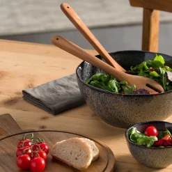 Salatbesteck MATERA Akazienholz 30 cm braun