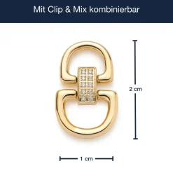 Schäkel TUXIDO gold Clip & Mix