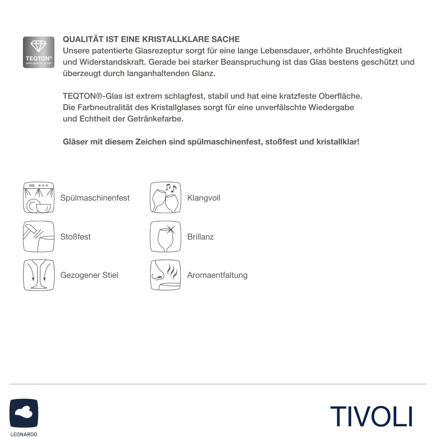 Sektglas TIVOLI 210 ml 6er-Set