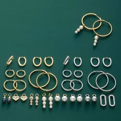 Set/2 Anhänger ALINE gold Beauty's