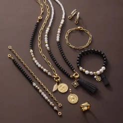 Set/2 Anhänger BLACKY silber/schwarz Beauty's