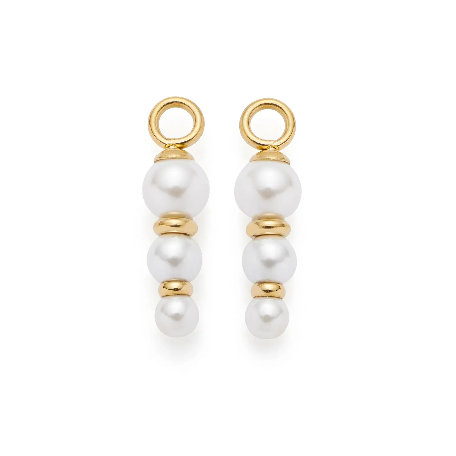 Set/2 Anhänger JUSTINE gold Beauty's