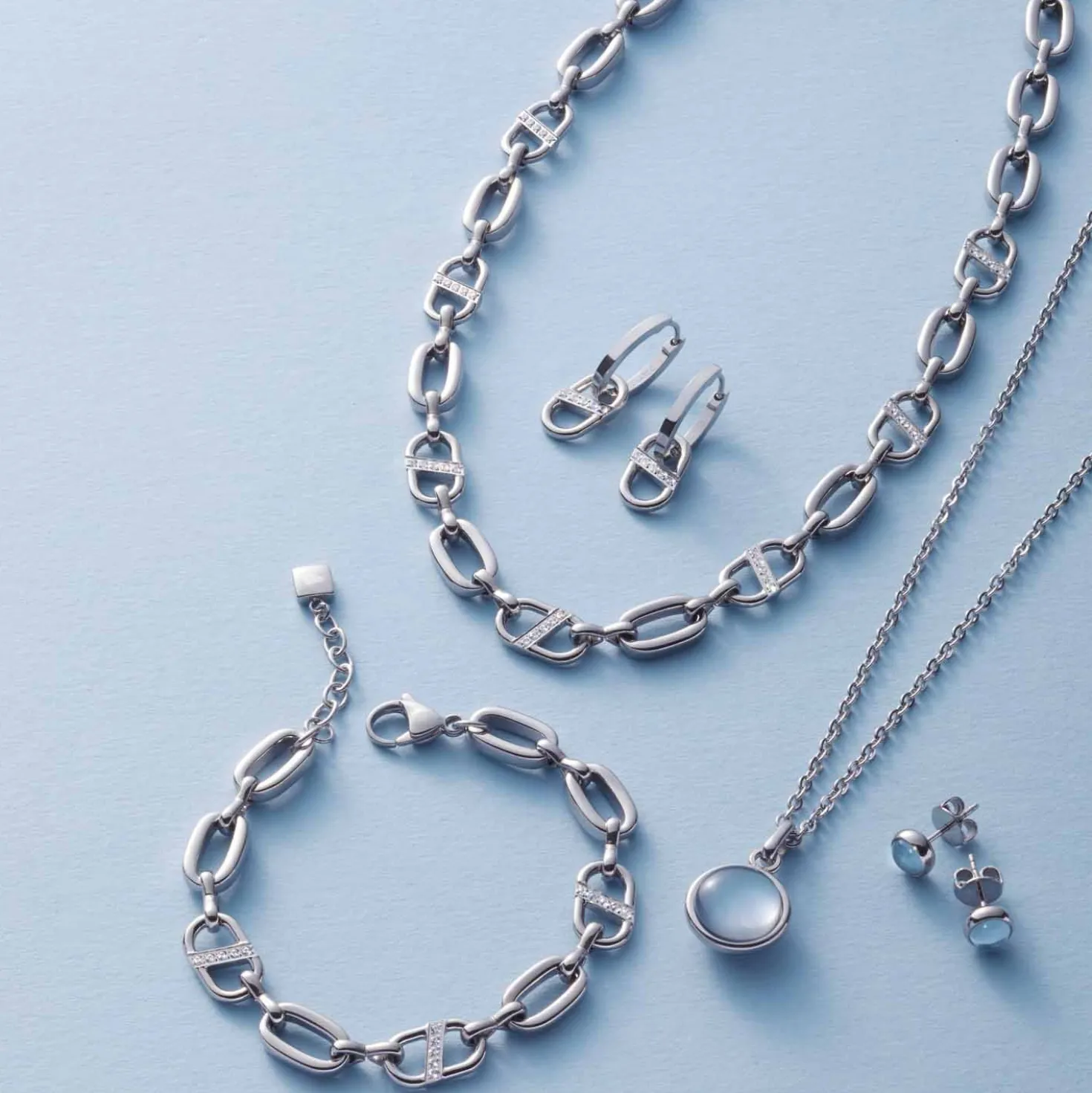 Set/2 Anhänger NAREA Beauty`s silber