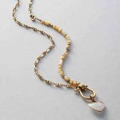Set Halskette KAREEN 69 cm gold Clip & Mix