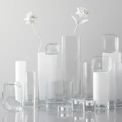 Solifleurvase LUCCA 25 cm weiß