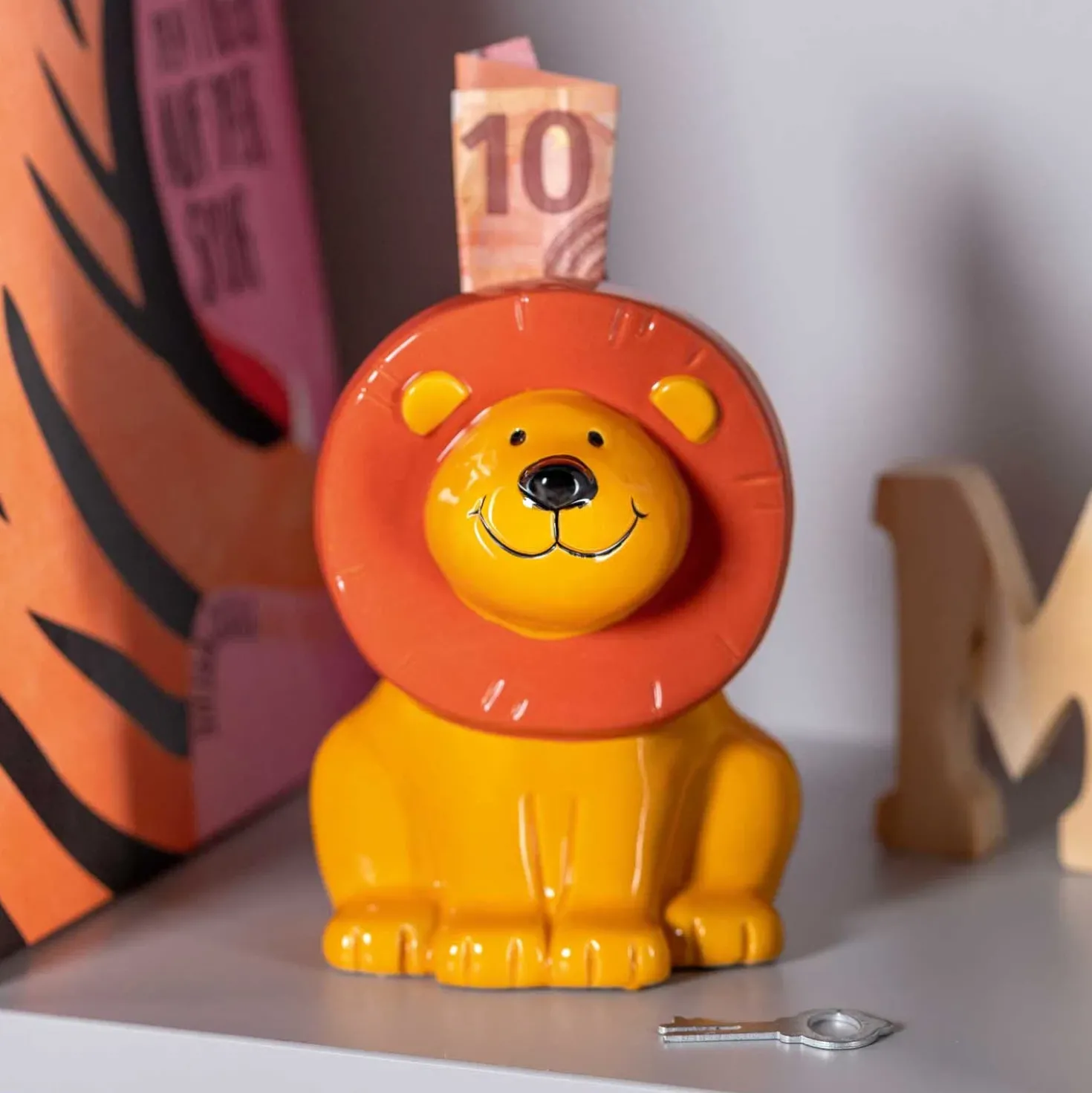 Spardose BAMBINI 13 cm Löwe