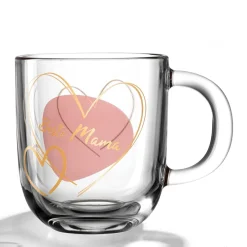 Tasse EMOZIONE 400 ml apricot 'Beste Mama'