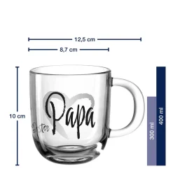 Tasse EMOZIONE 400 ml ‚Bester Papa‘
