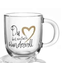 Tasse EMOZIONE 400 ml ‚Du bist einfach wundervoll‘