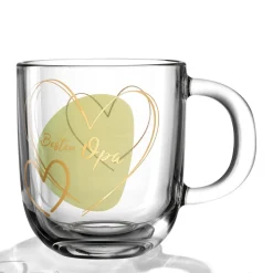 Tasse EMOZIONE 400 ml grün 'Bester Opa'
