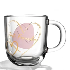 Tasse EMOZIONE 400 ml rosé 'Beste Freundin'