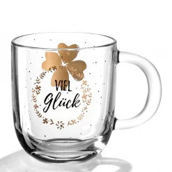 Tasse EMOZIONE 400 ml 'Viel Glück'