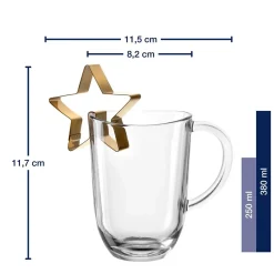 Tasse SILENZIO 380 ml mit Stern