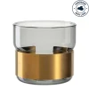 Tischlicht SILENZIO 9 cm grau