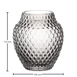 Tischvase POESIA 11 cm grau