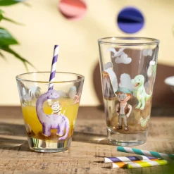 Trinkglas BAMBINI AVVENTURA 300ml Dino 6er-Set