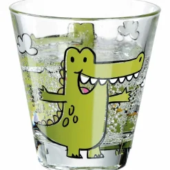 Trinkglas BAMBINI 215 ml Krokodil 6er-Set