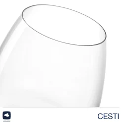 Trinkglas CESTI 460 ml 6er-Set + Poliertuch