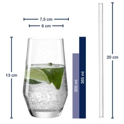 Trinkglas Geschenkset PUCCINI 5-teilig 365 ml