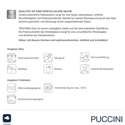 Trinkglas Geschenkset PUCCINI 5-teilig 365 ml