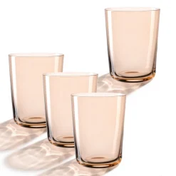 Trinkglas LEGGERO 330 ml cachi 4er-Set
