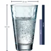 Trinkglas OPTIC 300 ml hellblau 6er-Set
