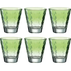 Trinkglas OPTIC 215 ml hellgrün 6er-Set