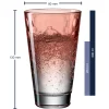 Trinkglas OPTIC 300 ml Pastell 6er-Set