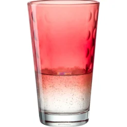 Trinkglas OPTIC 540 ml rot 4er Set