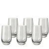 Trinkglas SORA 6er-Set 390 ml grau
