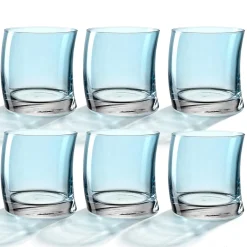 Trinkglas SWING 355ml hellblau 6er-Set