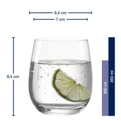 Trinkglas TIVOLI 360 ml 6er-Set