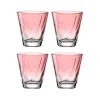Trinkglas TWIST 215 ml rot 4er-Set