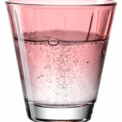 Trinkglas TWIST 215 ml rot 4er-Set
