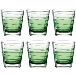 Trinkglas VARIO STRUTTURA 250 ml grün 6er-Set