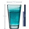 Trinkglas VARIO STRUTTURA 280 ml Farbverlauf 6er-Set