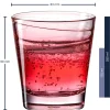 Trinkglas VARIO STRUTTURA 250 ml rot 6er-Set