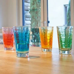 Trinkglas VARIO STRUTTURA 280 ml orange 6er-Set