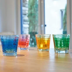 Trinkglas VARIO STRUTTURA 250 ml Farbverlauf 6er-Set