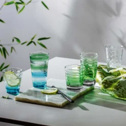 Trinkglas VARIO STRUTTURA 280 ml grün 6er-Set
