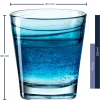Trinkglas VARIO STRUTTURA 250 ml blau 6er-Set