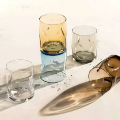 Trinkglas VESUVIO 300 ml farbig 4er-Set