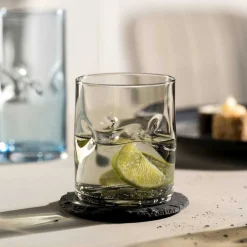 Trinkglas VESUVIO 300 ml grau 4er-Set