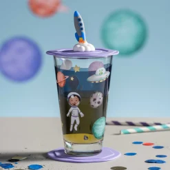 Trinkset BAMBINI AVVENTURA 3-teilig 300 ml Weltall