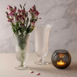Vase auf Fuß POESIA 35 cm