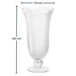 Vase auf Fuß POESIA 35 cm