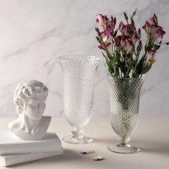 Vase auf Fuß POESIA 35 cm