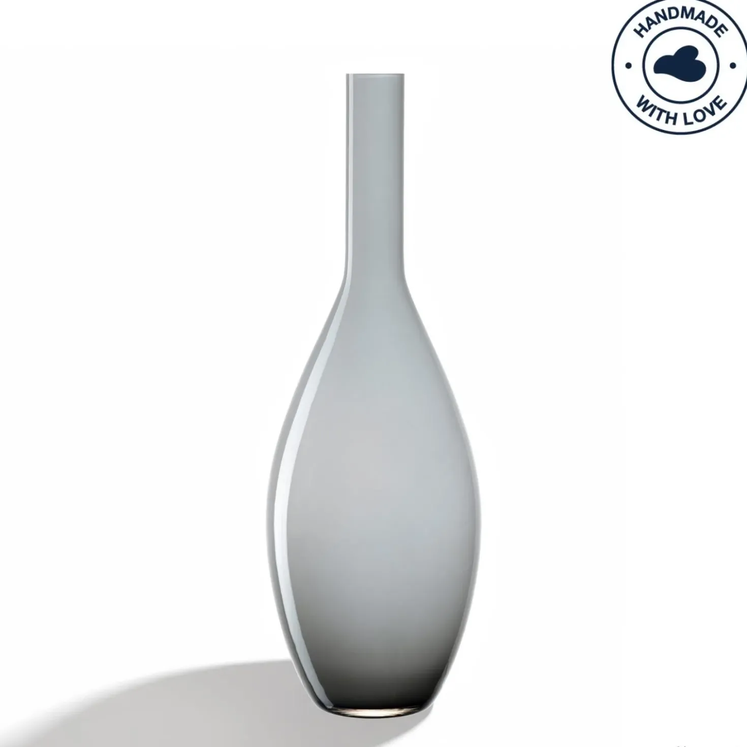 Vase BEAUTY 39 cm grau