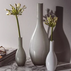 Vase BEAUTY 39 cm grau