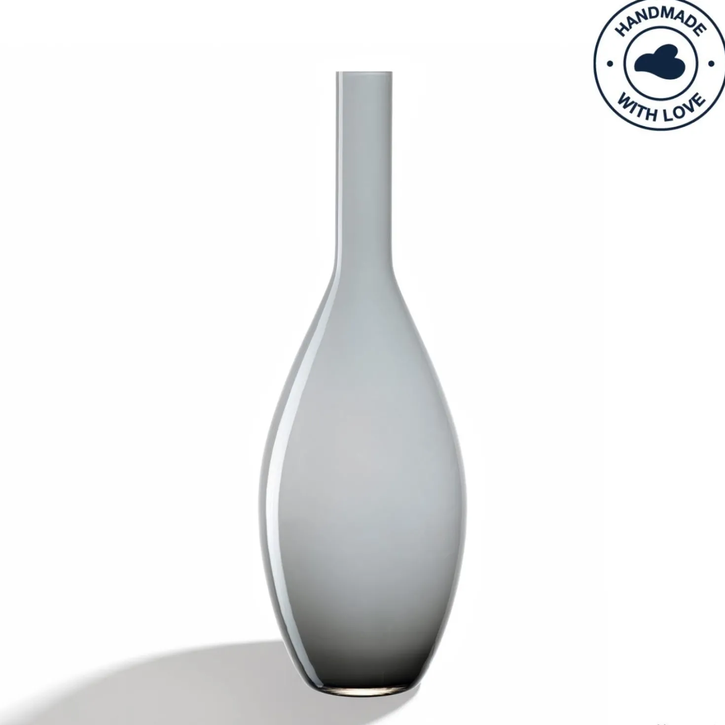 Vase BEAUTY 39 cm grau